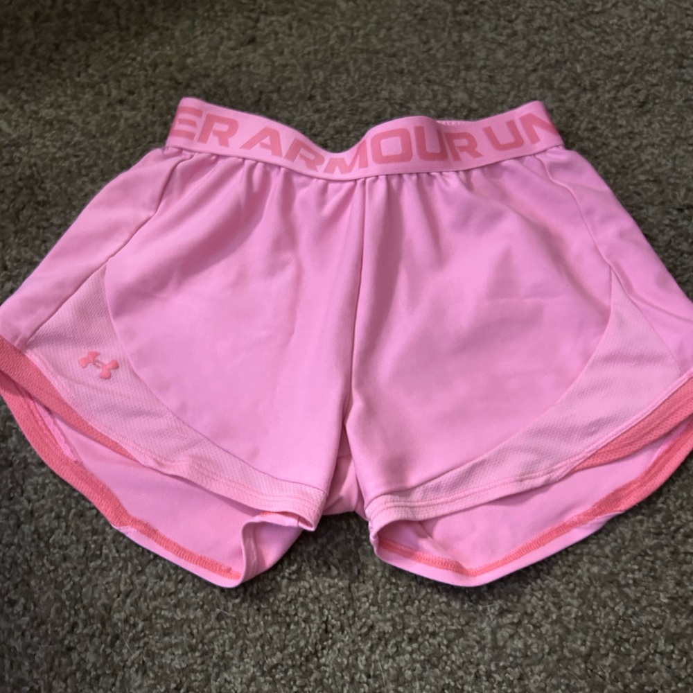 Under Armour Women's Pink Athletic Shorts